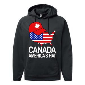 Canada America's Hat Performance Fleece Hoodie