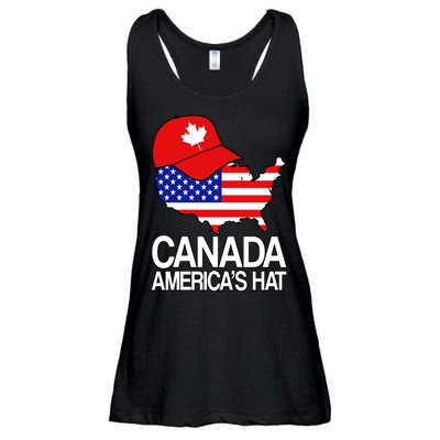 Canada America's Hat Ladies Essential Flowy Tank