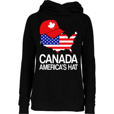 Canada America's Hat Womens Funnel Neck Pullover Hood