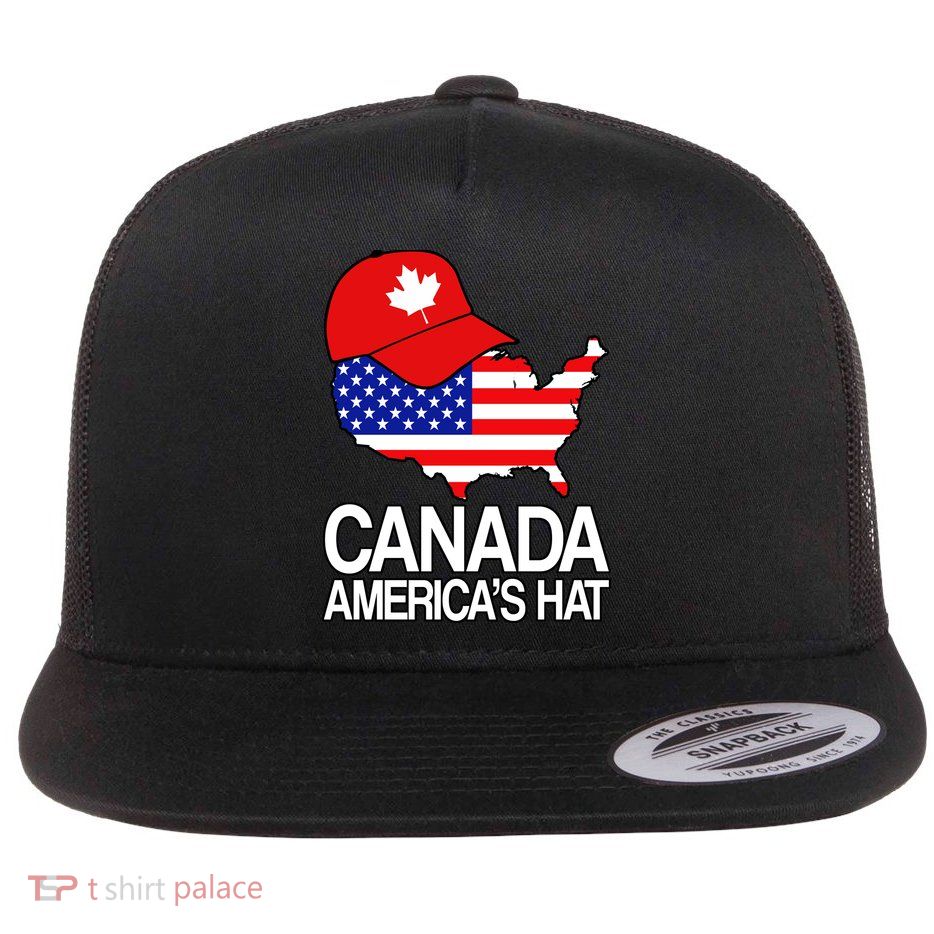 Canada America's Hat Flat Bill Trucker Hat