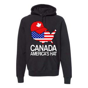 Canada America's Hat Premium Hoodie