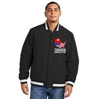 Canada America's Hat Insulated Varsity Jacket