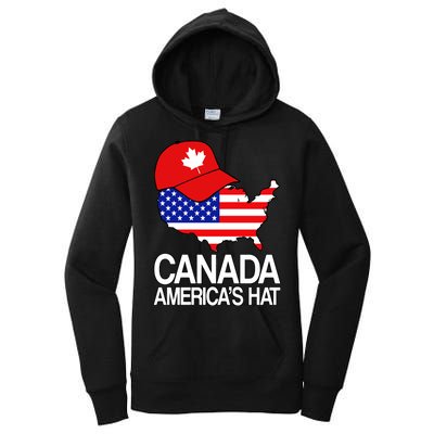 Canada America's Hat Women's Pullover Hoodie