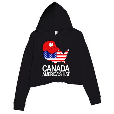 Canada America's Hat Crop Fleece Hoodie