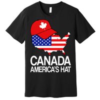 Canada America's Hat Premium T-Shirt