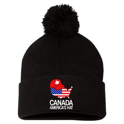 Canada America's Hat Pom Pom 12in Knit Beanie