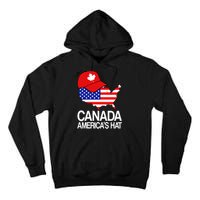 Canada America's Hat Tall Hoodie