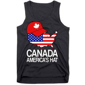 Canada America's Hat Tank Top