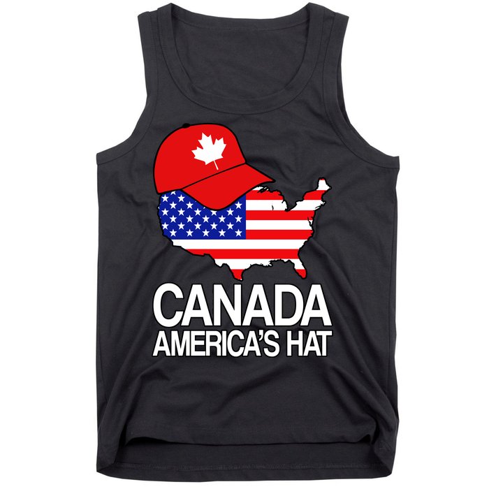 Canada America's Hat Tank Top