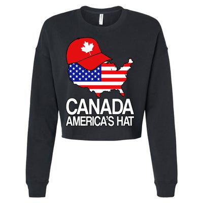 Canada America's Hat Cropped Pullover Crew