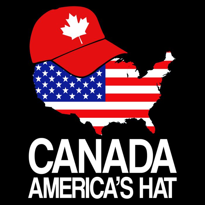 Canada America's Hat Kids T-Shirt