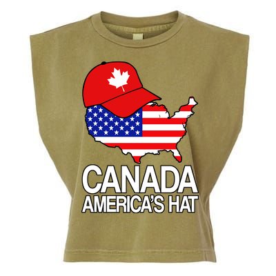 Canada America's Hat Garment-Dyed Women's Muscle Tee