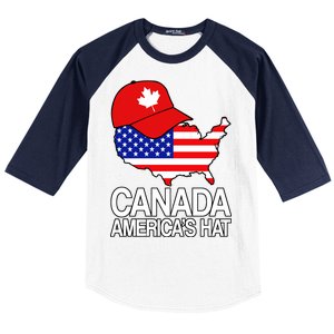 Canada America's Hat Baseball Sleeve Shirt