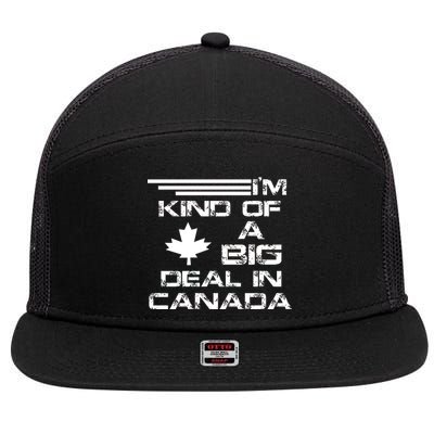 Canada Big Deal 7 Panel Mesh Trucker Snapback Hat