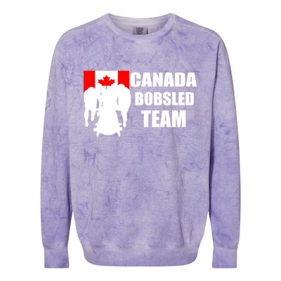 Canada Bobsled Team Colorblast Crewneck Sweatshirt