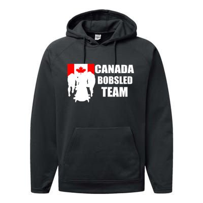 Canada Bobsled Team Performance Fleece Hoodie