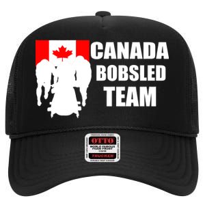 Canada Bobsled Team High Crown Mesh Back Trucker Hat