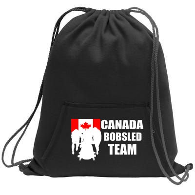 Canada Bobsled Team Sweatshirt Cinch Pack Bag