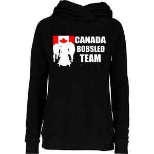 Canada Bobsled Team Womens Funnel Neck Pullover Hood