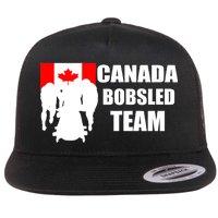 Canada Bobsled Team Flat Bill Trucker Hat