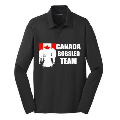 Canada Bobsled Team Silk Touch Performance Long Sleeve Polo