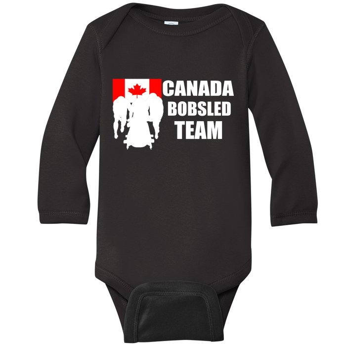 Canada Bobsled Team Baby Long Sleeve Bodysuit