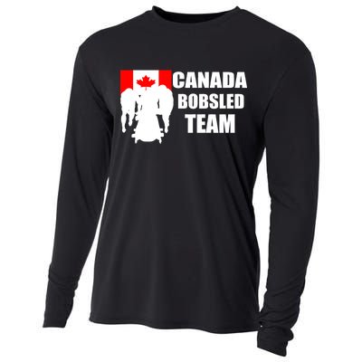 Canada Bobsled Team Cooling Performance Long Sleeve Crew