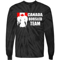 Canada Bobsled Team Tie-Dye Long Sleeve Shirt