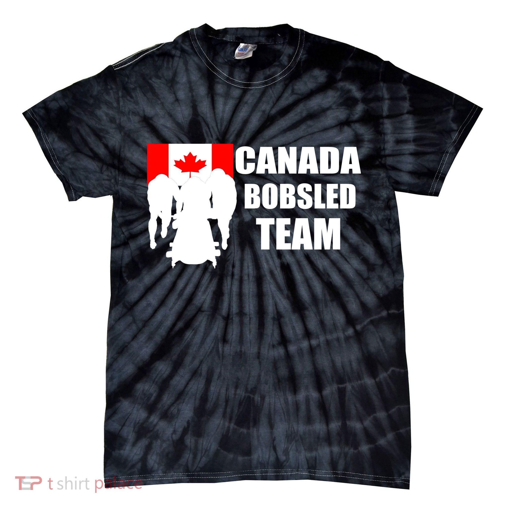 Canada Bobsled Team Tie-Dye T-Shirt