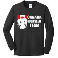 Canada Bobsled Team Kids Long Sleeve Shirt