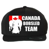 Canada Bobsled Team Wool Snapback Cap