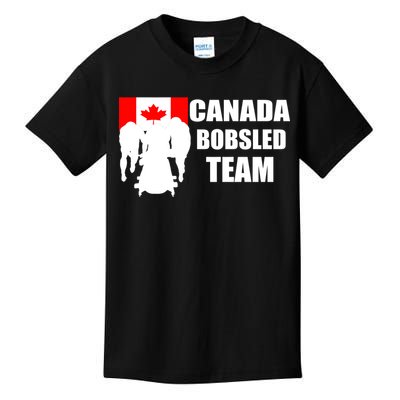 Canada Bobsled Team Kids T-Shirt