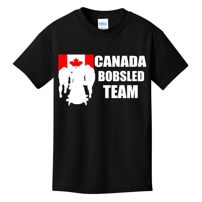 Canada Bobsled Team Kids T-Shirt