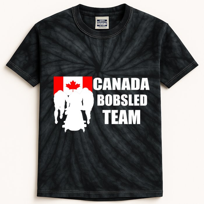 Canada Bobsled Team Kids Tie-Dye T-Shirt