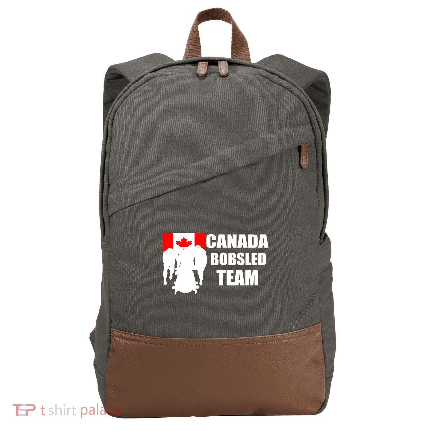 Canada Bobsled Team Cotton Canvas Backpack