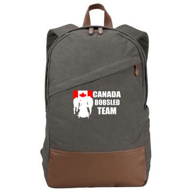 Canada Bobsled Team Cotton Canvas Backpack