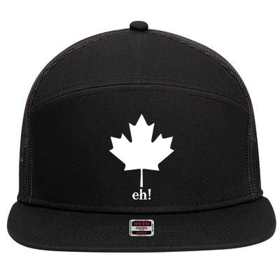 Canada Eh! 7 Panel Mesh Trucker Snapback Hat