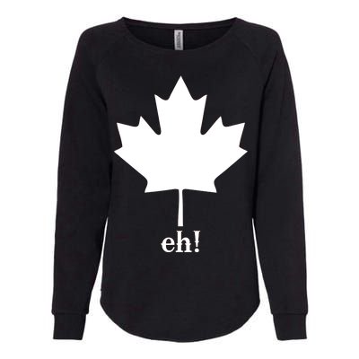 Canada Eh! Womens California Wash Sweatshirt