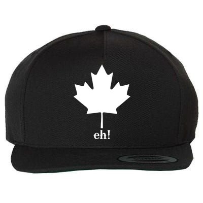 Canada Eh! Wool Snapback Cap