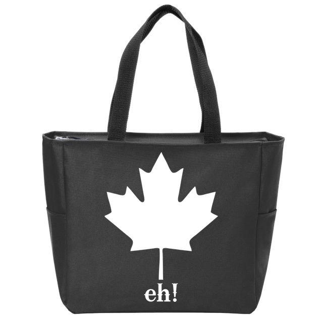 Canada Eh! Zip Tote Bag