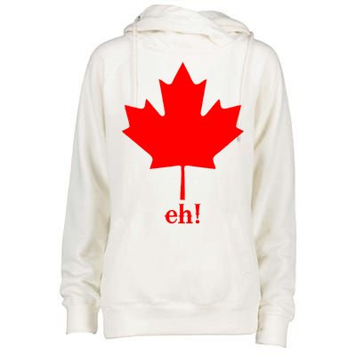 Canada Eh! Womens Funnel Neck Pullover Hood