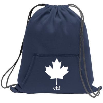 Canada Eh! Sweatshirt Cinch Pack Bag