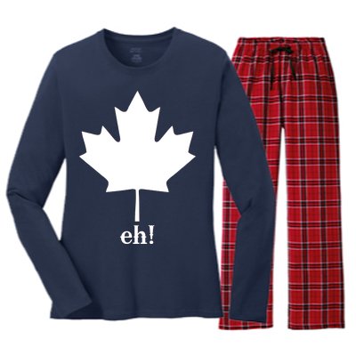 Canada Eh! Women's Long Sleeve Flannel Pajama Set 