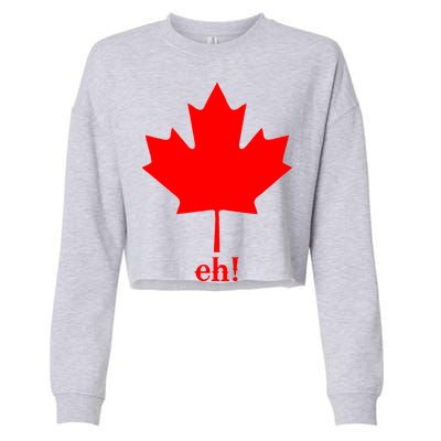 Canada Eh! Cropped Pullover Crew