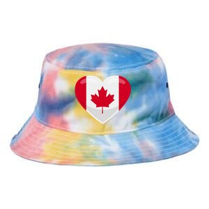 Canada Heart Flag Tie Dye Newport Bucket Hat