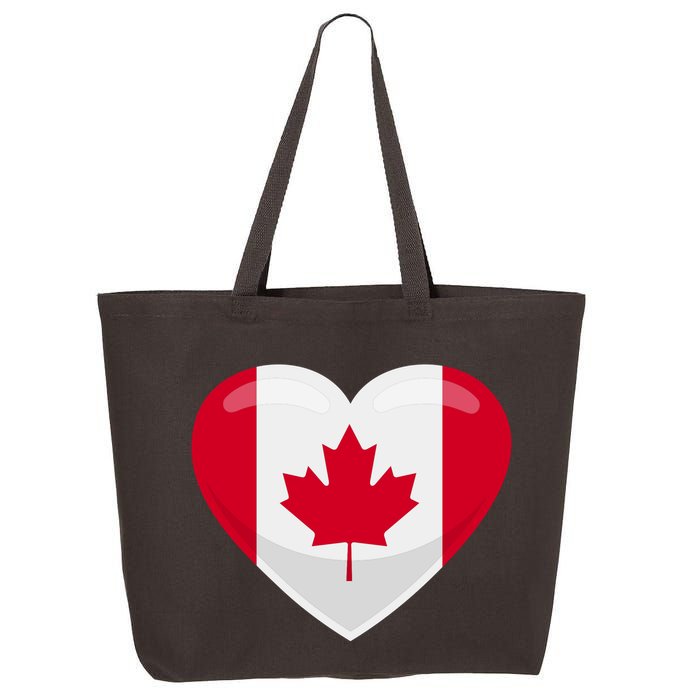 Canada Heart Flag 25L Jumbo Tote
