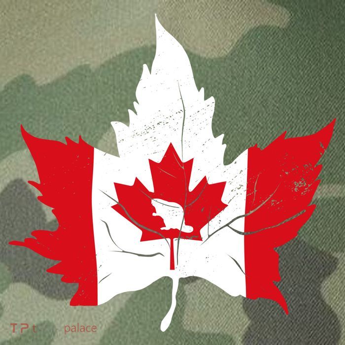 Canada Maple Leaf Flaf Legacy Tie Dye Trucker Hat