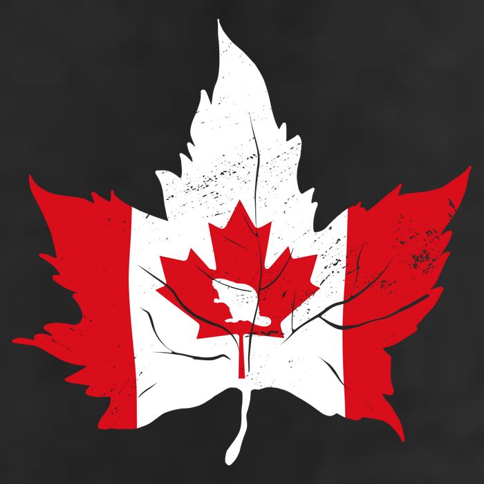 Canada Maple Leaf Flaf Cool Comfort Performance Bucket Hat