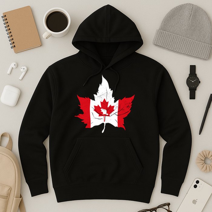 Canada Maple Leaf Flaf Hoodie