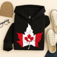 Canada Maple Leaf Flaf Hoodie